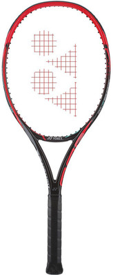 

Yonex VCORE SV 100 Red, Black Unstrung Tennis Racquet(G3 - 4 3/8 Inches, 300 g), Black;red
