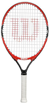 

Wilson Roger Federer Red, Black Strung Tennis Racquet(G3 - 4 3/8 Inches, 205 g), Black;red