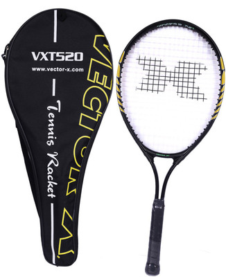 Vector X Vxt 520 25 inches with full cover Yellow, Black Strung Tennis Racquet(3#, 228 g), Black;yellow