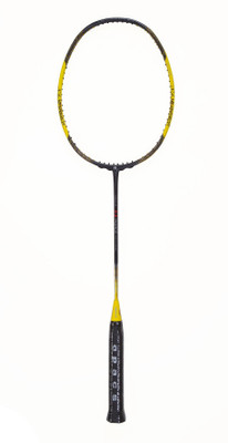 

APACS N Force Nano Tech Black, Yellow Unstrung Badminton Racquet(G2 - 3.75 Inches, 82 g)