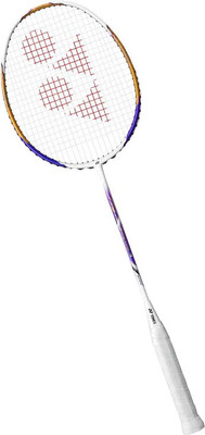 

Yonex Voltric 3 Ltd White, Gold Strung Badminton Racquet(G5 - 3 Inches, 87 g), Gold;white