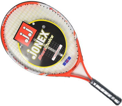 

Jonex Groovy 23 Power Orange, White Unstrung Tennis Racquet(Standards, 300 g)