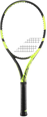 

Babolat Pure Aero 2016 Yellow, Black Unstrung Tennis Racquet(G1 - 4 1/8 Inches, 300 g), Black;yellow