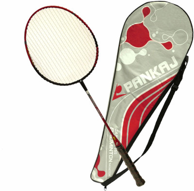 

Pankaj Carbon 555 Multicolor Strung Badminton Racquet(G4 - 3.25 Inches, 350 g)