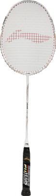 

Li-Ning Aeroflo Super White, Black Strung Badminton Racquet(S2, 85 g), Black;white
