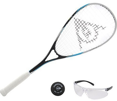

Dunlop Squash Player Pack Blue, White, Black Unstrung Squash Racquet(Standard, 130 g), Black;blue;white
