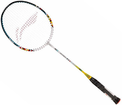 Li-Ning Attack Q 6 White, Green Unstrung Badminton Racquet(S2, 89 g), Green;white
