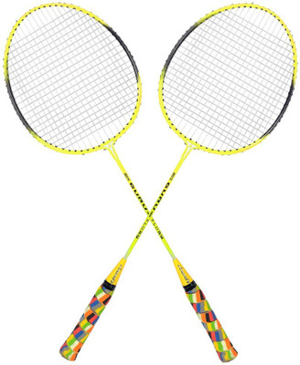 

Guru CLS 350-1 Multicolor Strung Badminton Racquet(G4 - 3.25 Inches, 125 g)