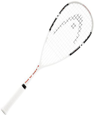Head Flexpoint 130 White, Black Strung Squash Racquet(Pack of: 1, 130 g)