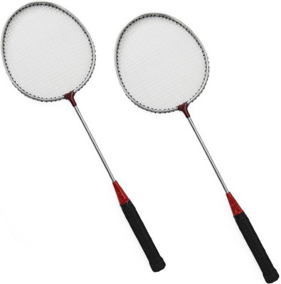 

roxon nickle coated badminton White Unstrung Badminton Racquet(G4 - 3.25 Inches, 180 g)