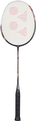 

Yonex Arcsaber Taufik Black, White Strung Badminton Racquet(G4 - 3.25 Inches, 80 g)