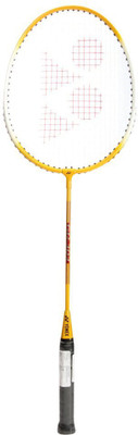 

Yonex GR-303 Yellow (Pack of 2) Yellow Strung Badminton Racquet(G4 - 3.25 Inches, 88 g)