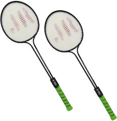

SUNLEY roxon jr polo double shaft racket set Multicolor Strung Badminton Racquet(G4 - 3.25 Inches, 280 g)