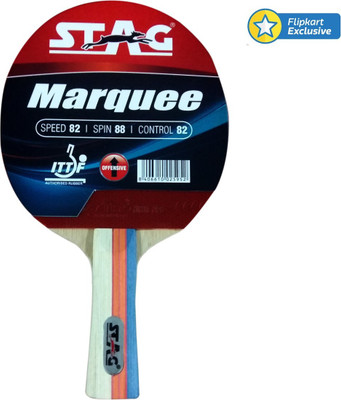 

Stag Marquee Table Tennis Racquet Red, Black Table Tennis Racquet(182 g), Black;red