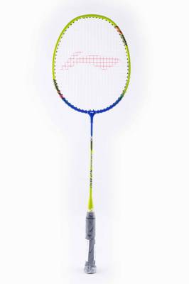 Li-Ning XP810 S2 Strung Badminton Racquet (Green, Blue, Weight - 85 g) 