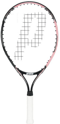 

Prince Global Sports 23 Strung Junior Tennis Racquet Pink, Black Strung Tennis Racquet(G4 - 4 1/2 Inches, 498 g), Black;pink