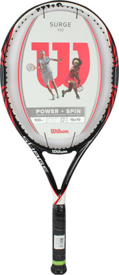 

Wilson Surge 100 BLX Red, Black, White Unstrung Tennis Racquet(Weight - 294.84 g), Black;red;white