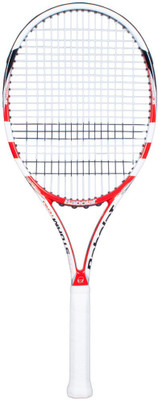 

Babolat Pure Storm Team White, Red, Black Unstrung Tennis Racquet(G3 - 4 3/8 Inches, 303 g), Black;red;white