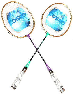 

Cosco CB 120 Multicolor Strung Badminton Racquet(G4 - 3.25 Inches, 180 g)