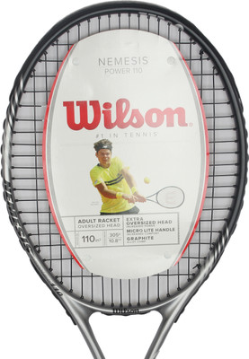 

Wilson Nemesis Power 110 Strung Tennis Racquet(G3 - 4 3/8 Inches)