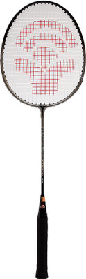 

Vicky Black stone Black Strung Badminton Racquet(G4 - 3.25 Inches, 85 g)