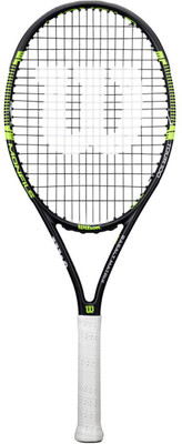 

Wilson Monfils 100 Green, Black Strung Tennis Racquet(G3 - 4 3/8 Inches, 300 g), Black;green