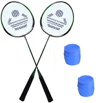Cosco Cosco CB 88 Badminton Racket Pair With Plastic Grip Pack of 2 Multicolor Strung Badminton Racquet Pack of: 2, 200 g