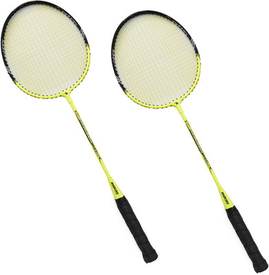 

SUNLEY roxon jiya smash,2 pc Multicolor Strung Badminton Racquet(G4 - 3.25 Inches, 280 g)