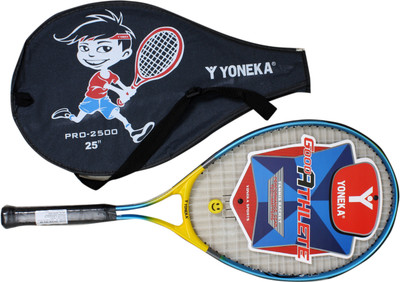 

YONEKA 2500 Multicolor Strung Tennis Racquet(G3 - 4 3/8 Inches, 330 g)