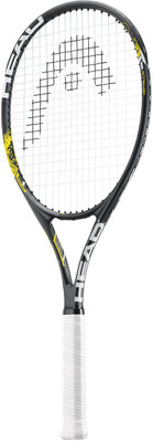 

Head MX Spark Tour Black, Yellow Unstrung Tennis Racquet(G3 - 4 3/8 Inches, 275 g)