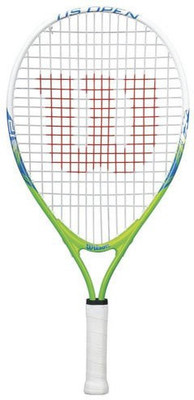 

Wilson US Open White, Green Strung Tennis Racquet(G3 - 4 3/8 Inches, 186 g), Green;white