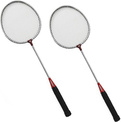 

roxon Roxon Nickle Badminton Set White Unstrung Badminton Racquet(G4 - 3.25 Inches, 180 g)