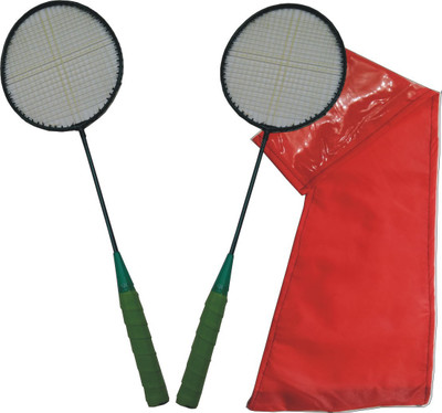 

Jayam Rangiiila (2 RACKET + Bag) Multicolor Strung Badminton Racquet(G4 - 3.25 Inches, 130 g)