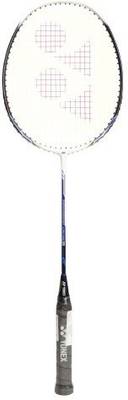Yonex Nanoray L Plus 8 G4 Strung Badminton Racquet (White, Blue, Weight - 3U) 