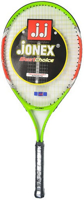

Jonex Star 25 Green, Orange, White Unstrung Tennis Racquet(G0 - 4 Inches, 300 g)