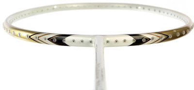 

Li-Ning W700 White, Gold Strung Badminton Racquet(S2, 78 g), Gold;white