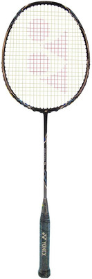 

Yonex Voltric 5 Black, Blue Strung Badminton Racquet(G5 - 3 Inches, 85 g)