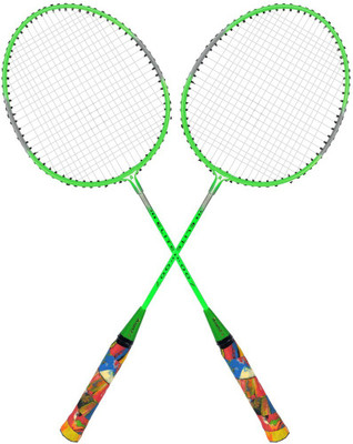

Guru Elite-2 Multicolor Strung Badminton Racquet(G4 - 3.25 Inches, 125 g)