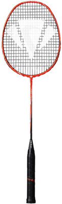 

Carlton Rage 2000C Red, Black Strung Badminton Racquet(G1 - 4 Inches, 87 g), Black;red