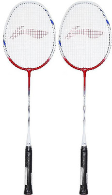 

Li-Ning XP 809 Red, White, Blue Strung Badminton Racquet(G2 - 3.75 Inches, 90 g), Blue;red;white