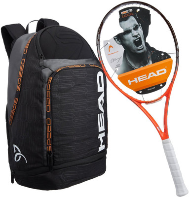 

Head BackPack & Youtek IG Radical S Multicolor Unstrung Tennis Racquet(G4 - 4 1/2 Inches, 280 g)