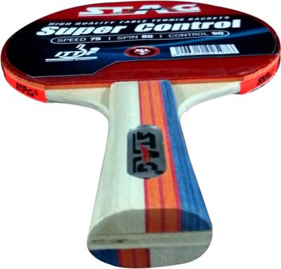 Stag Super Control Table Tennis Racquet (Blue, Red, Weight - 174 g) 