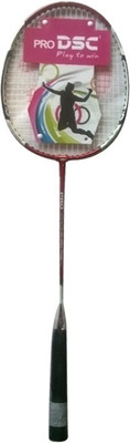 

DSC Dx-11 Red, Silver Strung Badminton Racquet(G4 - 3.25 Inches, 91 g)