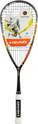 

Head Hurricane 123 Black Strung Squash Racquet(Standard, 123 g)