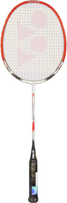 

Yonex Muscle Power 600 Silver, Red Strung Badminton Racquet(G4 - 3.25 Inches, 90 g), Red;silver