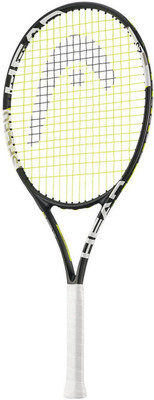 

Head Speed 25 White, Black Strung Tennis Racquet(G4 - 4 1/2 Inches, 230 g), Black;white