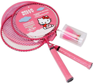 

Disney Hello Kitty Kids Pink Strung Badminton Racquet(G4 - 3.25 Inches, 300 g)