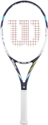 

Wilson Juice 100L Blue, White Unstrung Tennis Racquet(G3 - 4 3/8 Inches, 278 g)