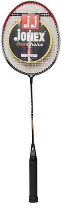 

Jonex Yorkie-1008 Black Strung Badminton Racquet(G4 - 3.25 Inches, 150 g)