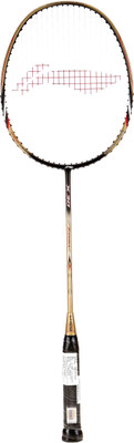 

Li-Ning Turbo X30 Black, Gold Strung Badminton Racquet(S2, 88 g)